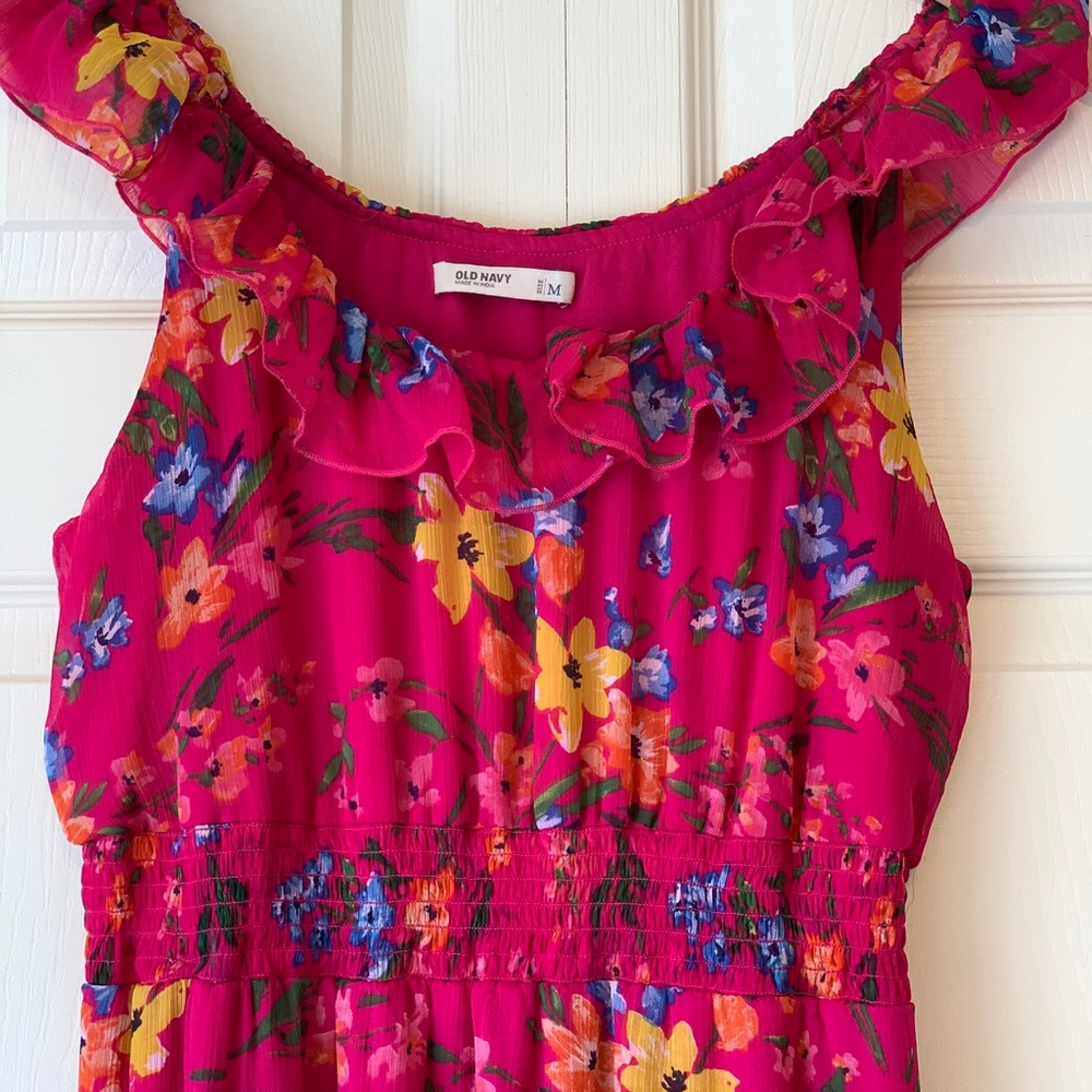 Long floral dress